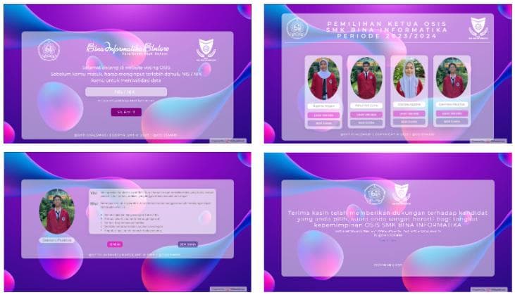 E-Vote OSIS Chairman SMK Bina Informatika